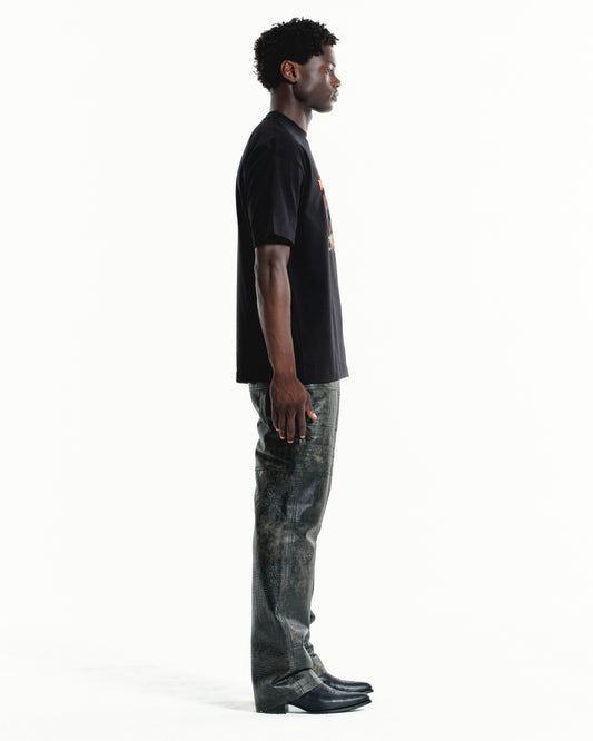 Ehrù Studios black “Don't Forget To Play” T-Shirt