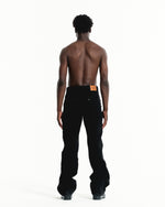 Ehrù Studios Embellished Black Denim Jeans