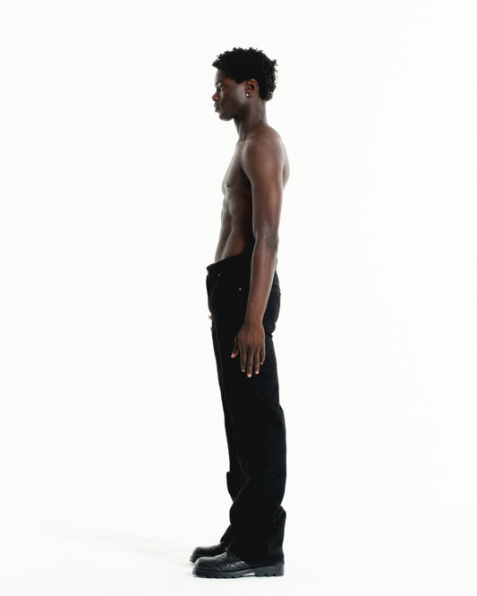 Ehrù Studios Embellished Black Denim Jeans
