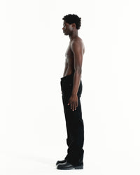 Ehrù Studios Embellished Black Denim Jeans