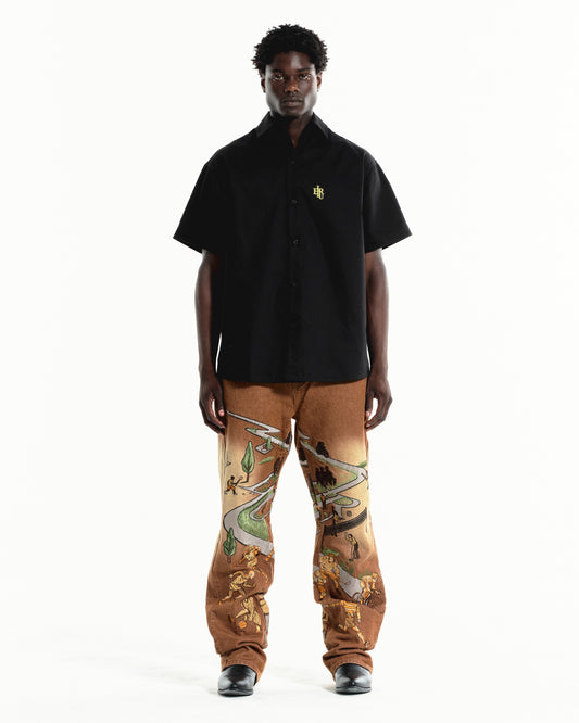 Ehrù Studios Self Portrait short sleeve shirt