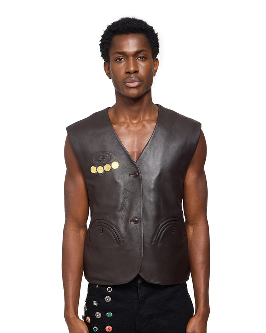 Ehrù Studios Leather Vest
