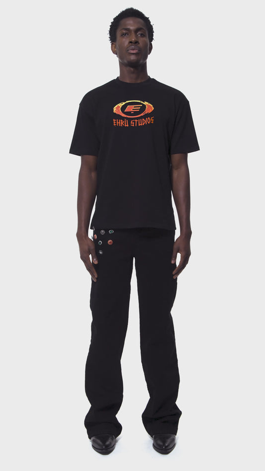Ehrù Studios Fiery Logo T-Shirt