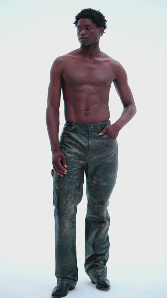 Ehrù Studios Genuine Leather pant