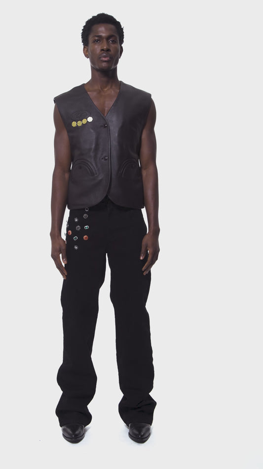 Ehrù Studios Leather Vest
